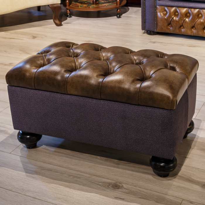 Leathers Ottoman Box